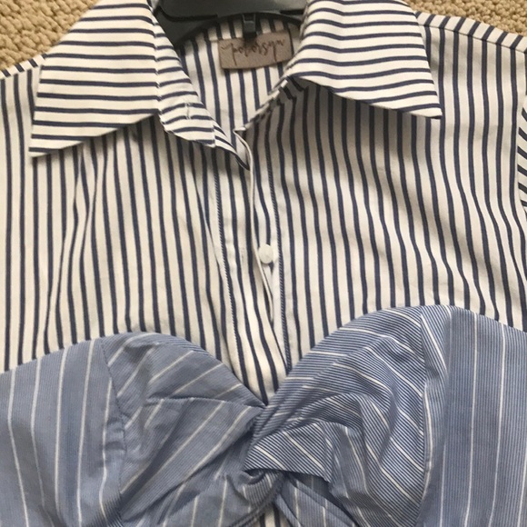 Petersyn pinstripe button down - Picture 2 of 3